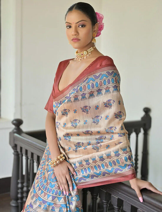 Wrap print skirt